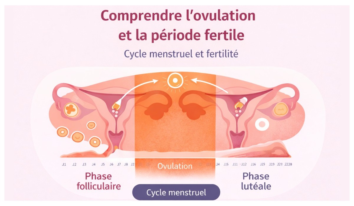 Ovulation et période fertile : comprendre son cycle menstruel et reconnaître les jours fertiles